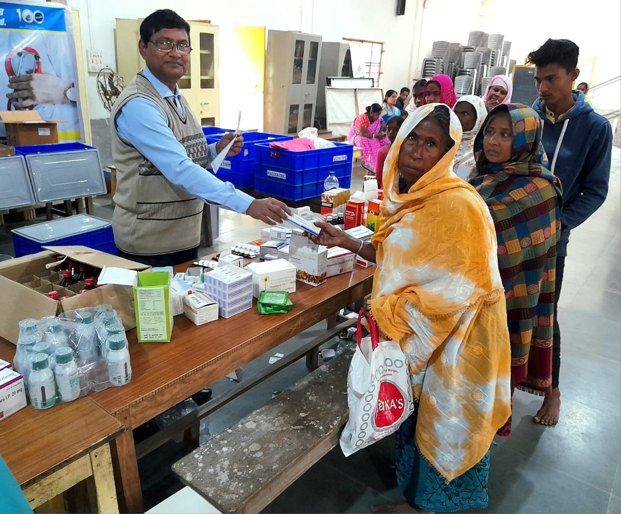 Health Check-Up Camp by GRSE at NAORA, 24 PGS (S) on 04 Jan 24