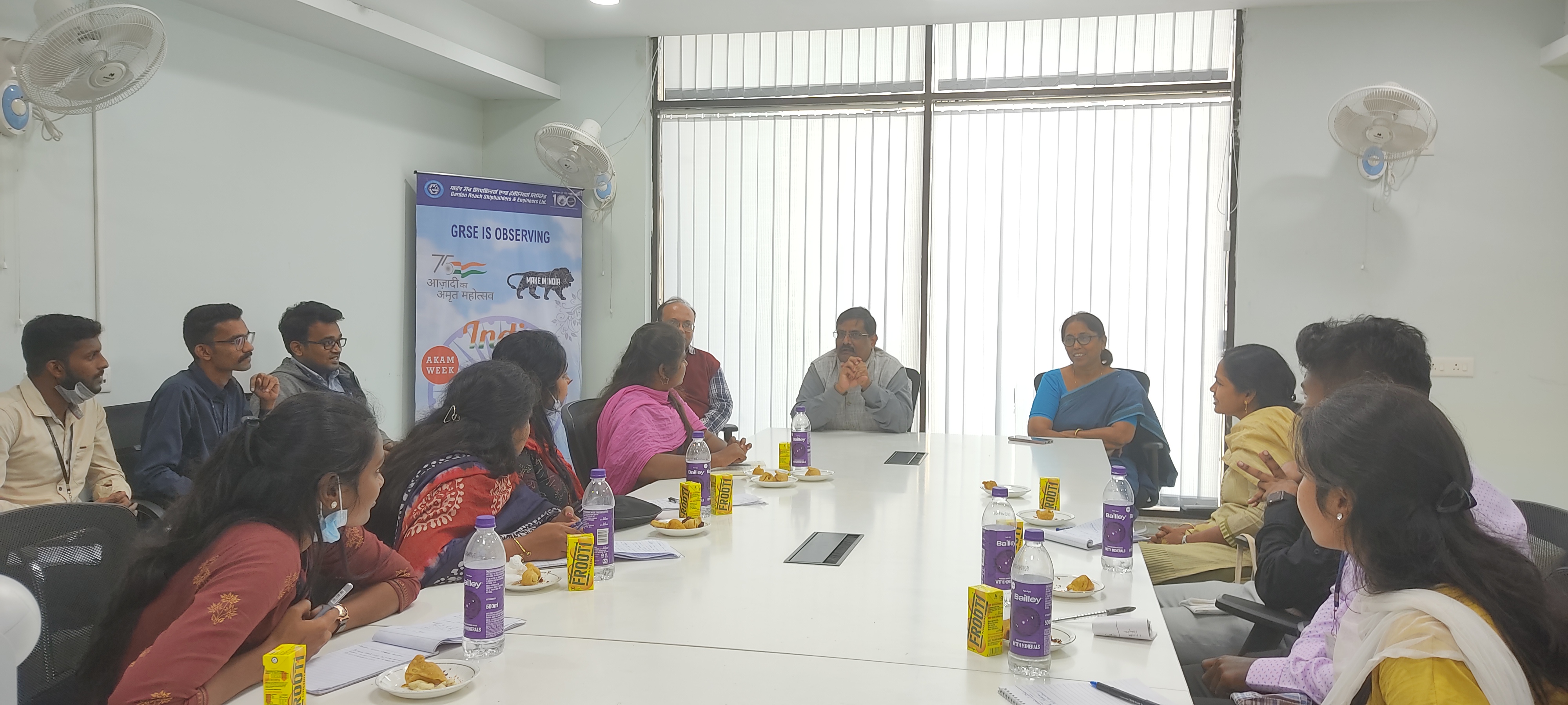 Visit of students from Social Work Department, Loyola College, Chennai 14 Dec 22