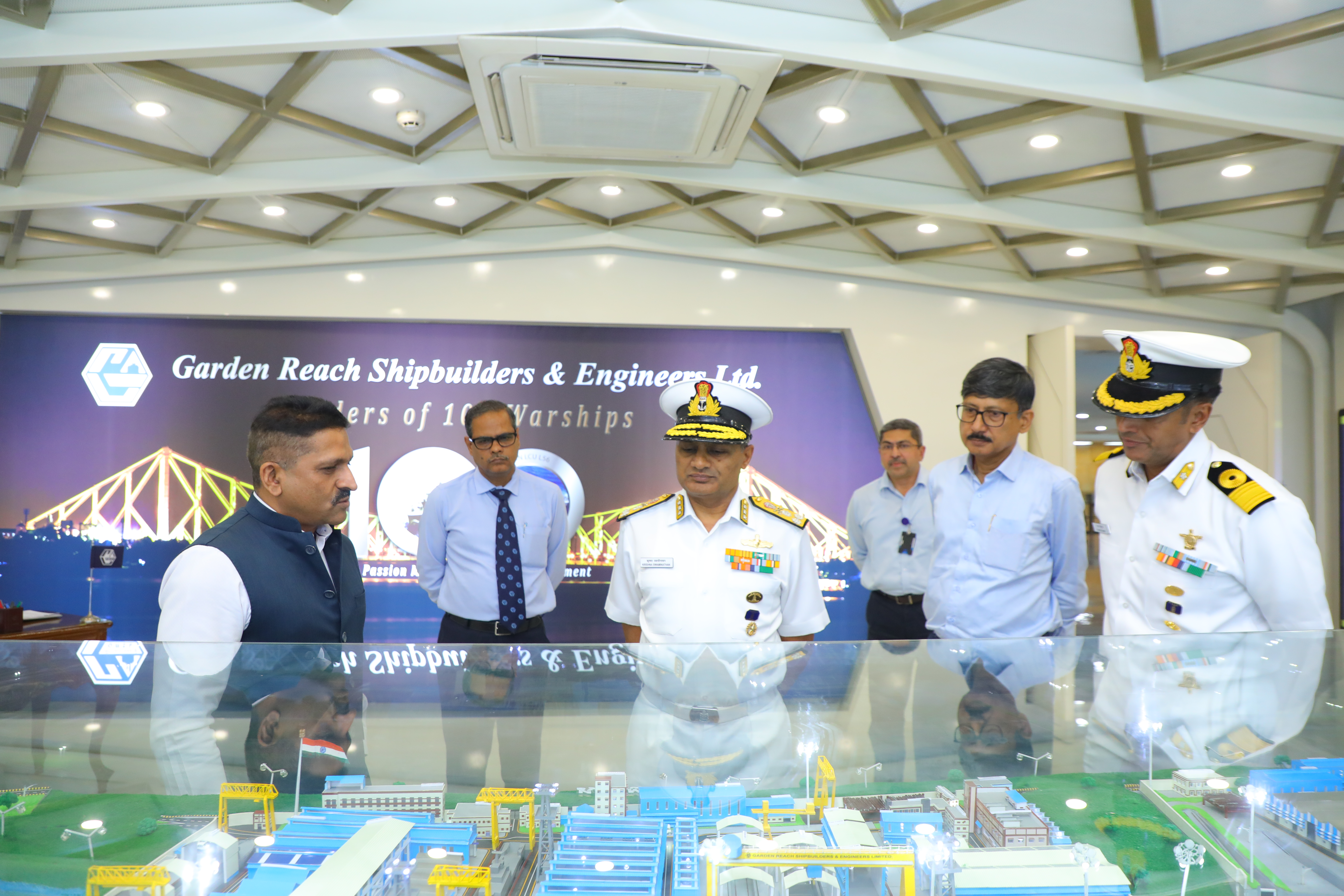 Visit of Vice Admiral Krishna Swaminathan, AVSM, VSM, Chief of Personnel on 30 Oct 23