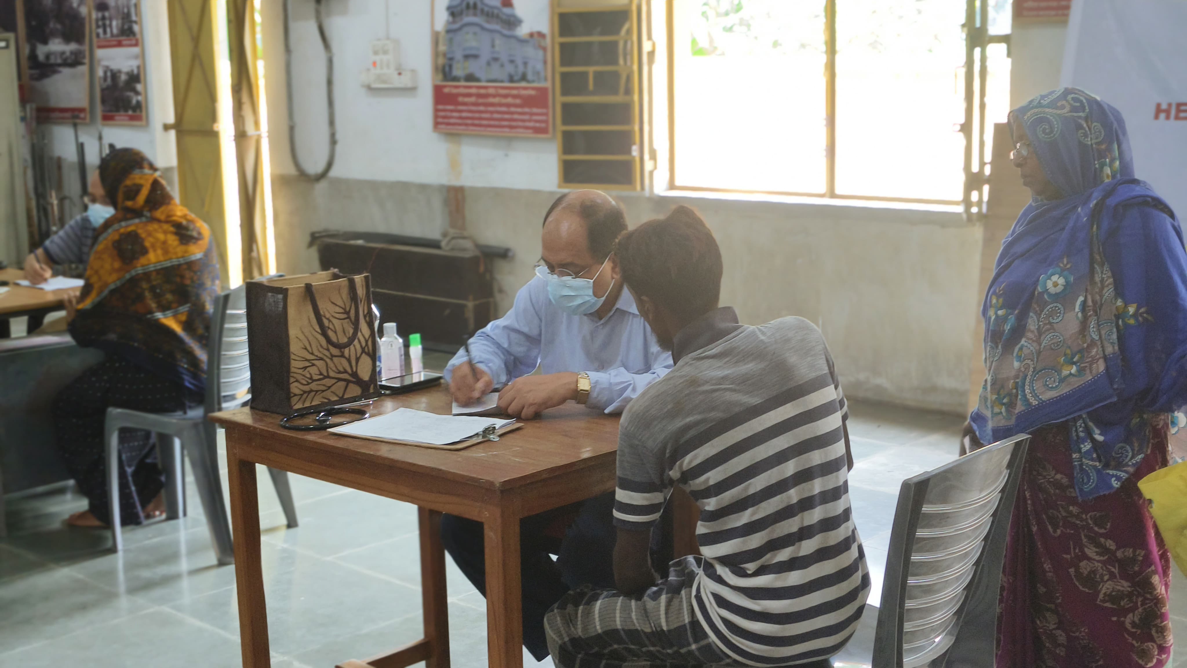 Health Check-Up Camp by GRSE at Naora, 24 PGS(S) on 05 Oct 23