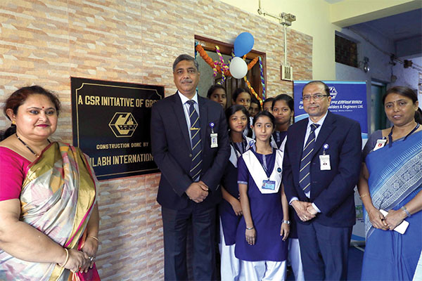 Image 1 - Inauguration of Toilets at Howrah Homes Institutions and Garden Reach Nut Behari Das Girls High School