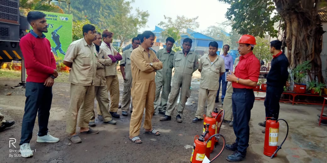 Fire Training for Operatives at FOJ Unit on 13 Jan23