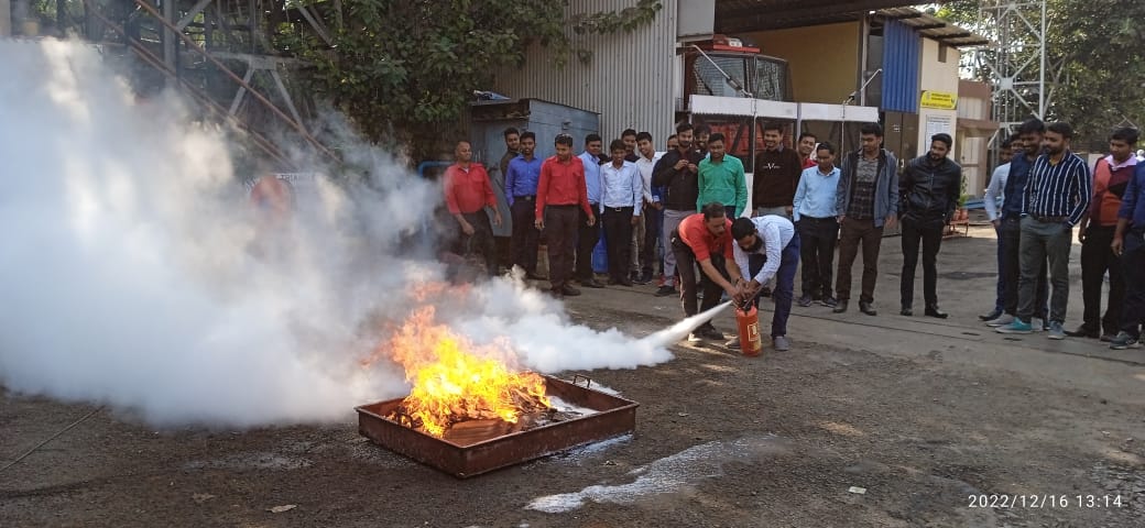 Fire Fighting & Fire Prevention training at FOJ Unit on 16 Dec 22