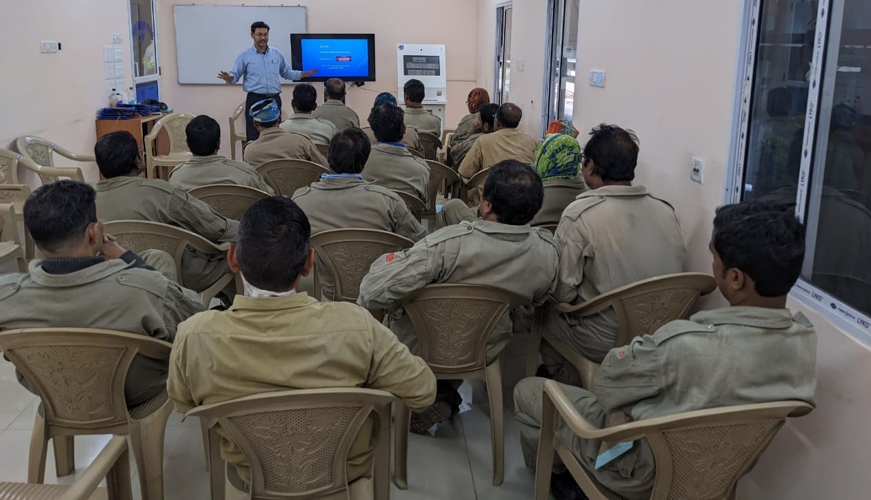 Safety Training through GSTK for Employees at SBS, Main Works on 20 Jan 23