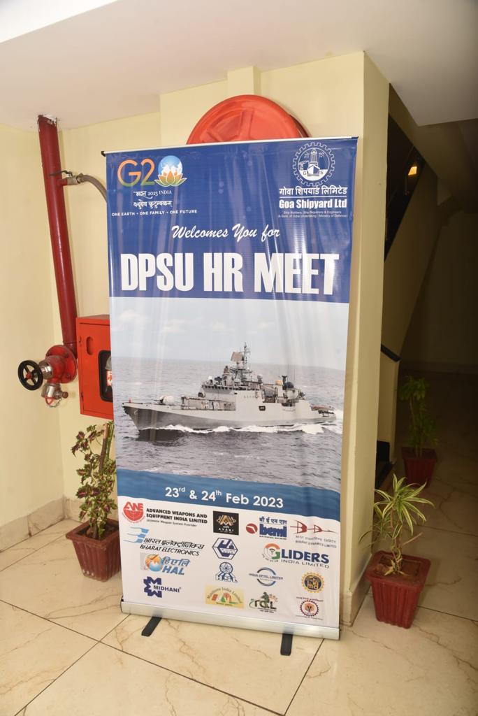 CMD GRSE as the Chief Guest at DPSU HR meet organised by GSL on 23 Feb 23