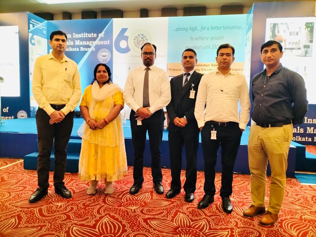 Team GRSE at the Diamond Jubilee Celebrations of IIMM, Kolkata with GM(COM) on 25 Feb 23