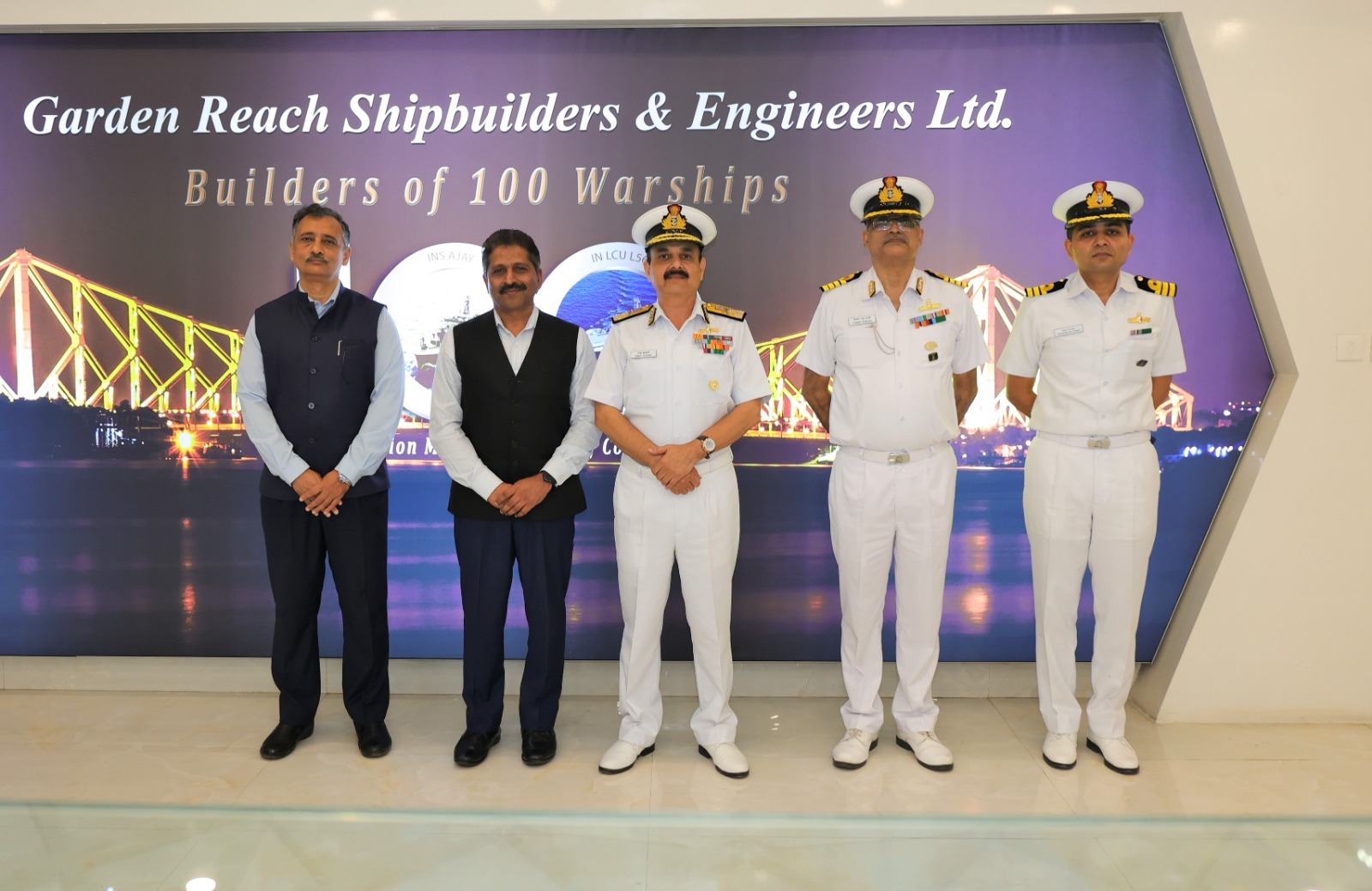 Visit of VAdm Sanjay Vatsayan, AVSM, NM, COS, HQENC on 02 Mar 23