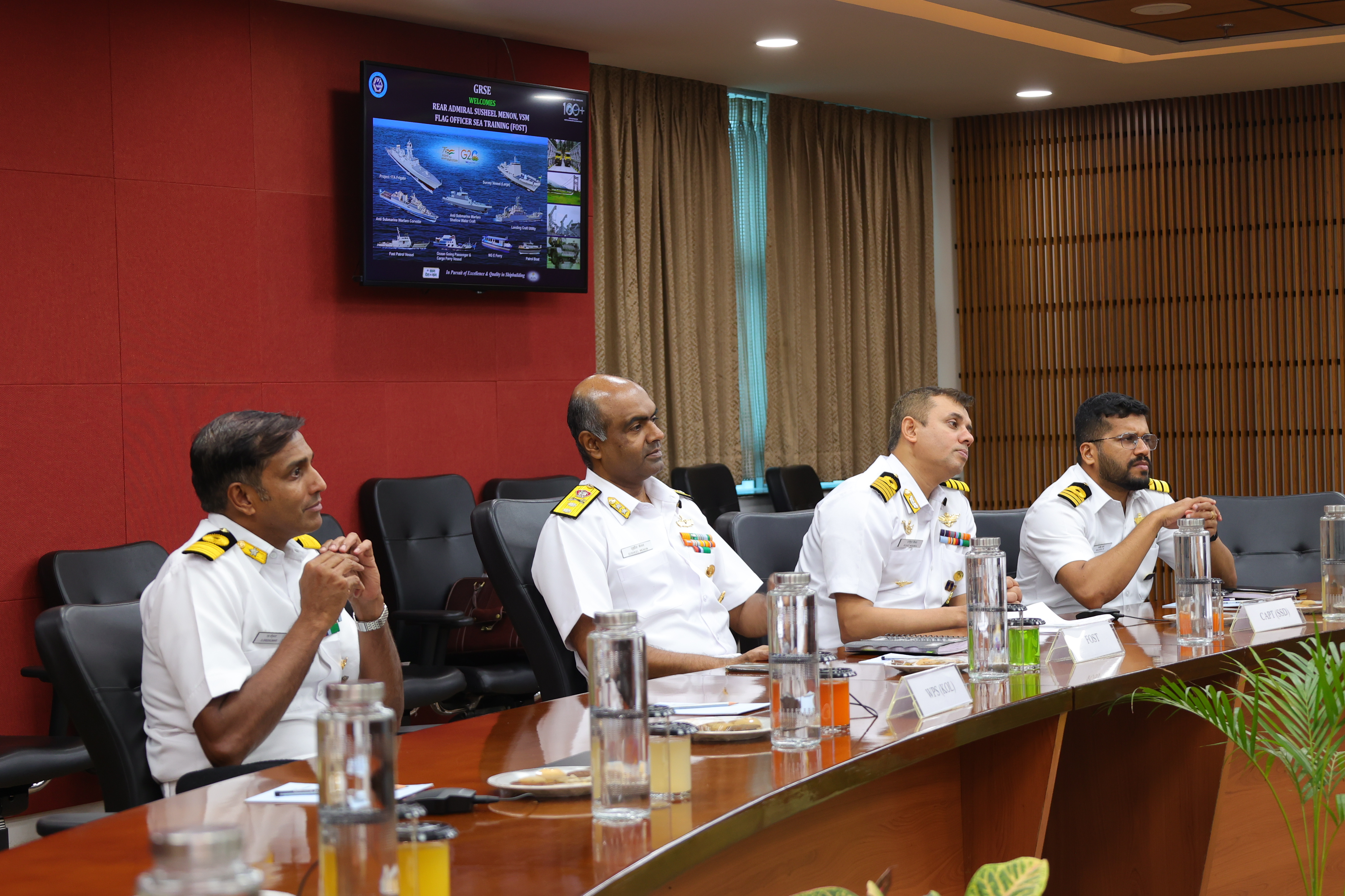 Visit of FOST, Rear Admiral Susheel Menon, VSM on 19 Jul 23