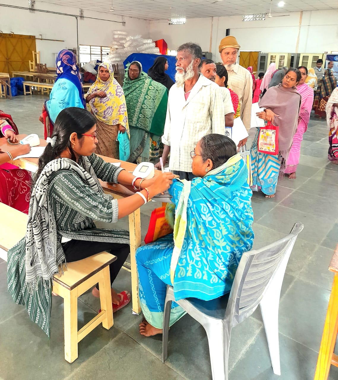 Health Check-Up Camp by GRSE at NAORA, 24 PGS (S) on 04 Jan 24