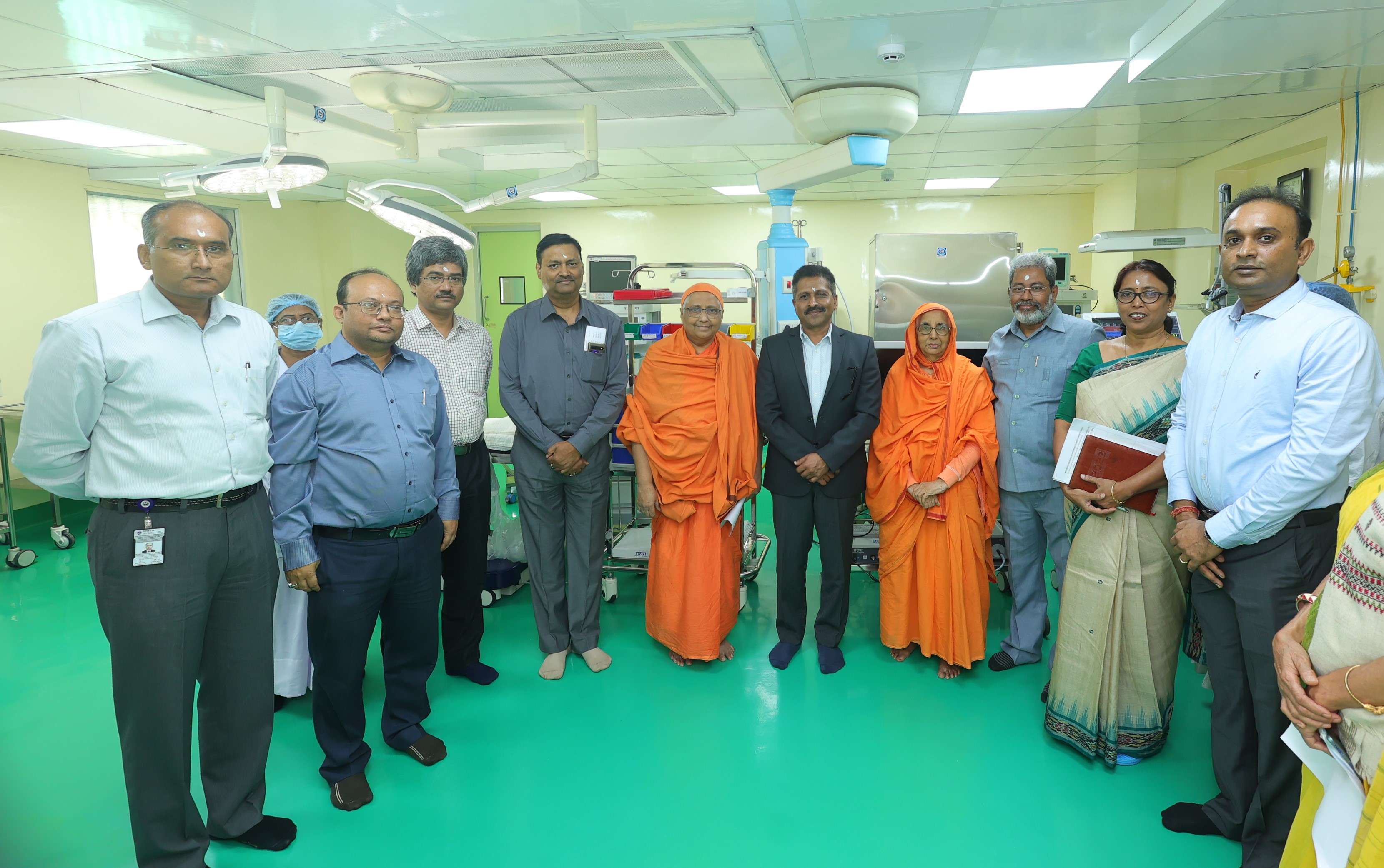 Inauguration of Medical Equipment at Ramakrishna Sarada Mission, Matri Bhavan Hospital, Kolkata on 25 Nov 23