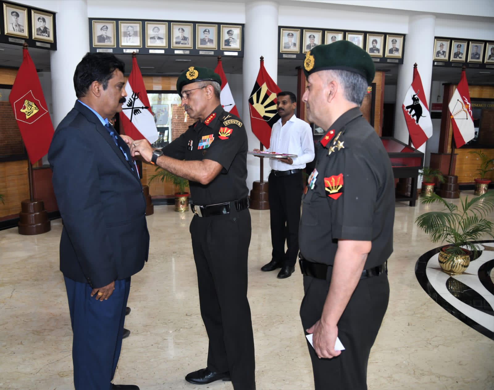 Shri Natarajan Partheepan, GM (Bailey Bridge), GRSE receives commendation from GOC-IN-C, Eastern Command - Thumbnail