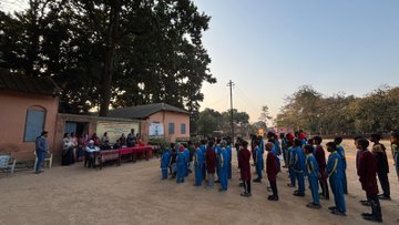 As part of its CSR initiative to promote environmental sustainability and protect ecological balance, GRSE distributed 2,000 fruit-bearing saplings to the villagers, including children, of Tupudana, Ranchi from 25 to 26 Jan 25 - Thumbnail