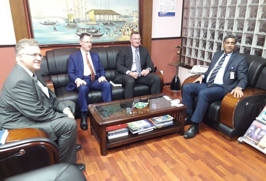 Delegation from US Consulate visit GRSE on 11 May 18