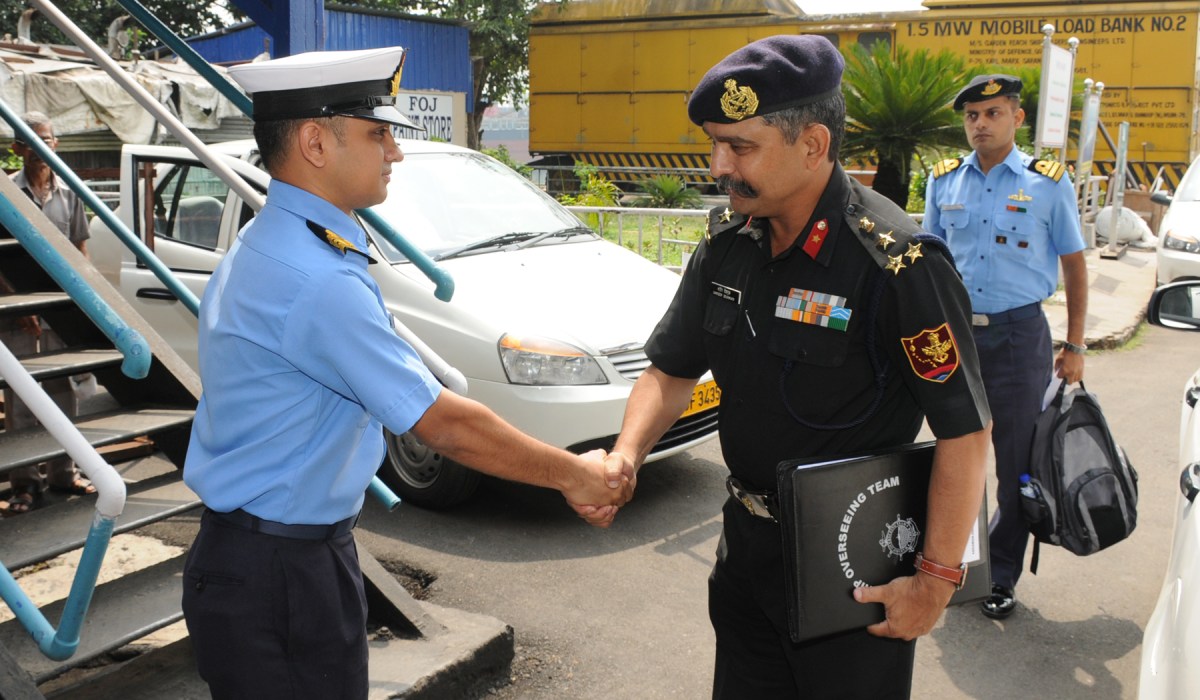 Brigadier S.Y. Deshmukh, CSO (Tech) / HQ ANC visits GRSE on 29 May 17