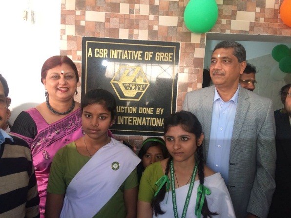 Image 1 - Inauguration of toilets at Rabindra Balika Vidyapith, Rabindra Nagar, Bartala