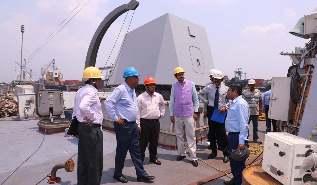 Shri Nand Kishore, Dy.CAG visits GRSE on 06 Sep 17