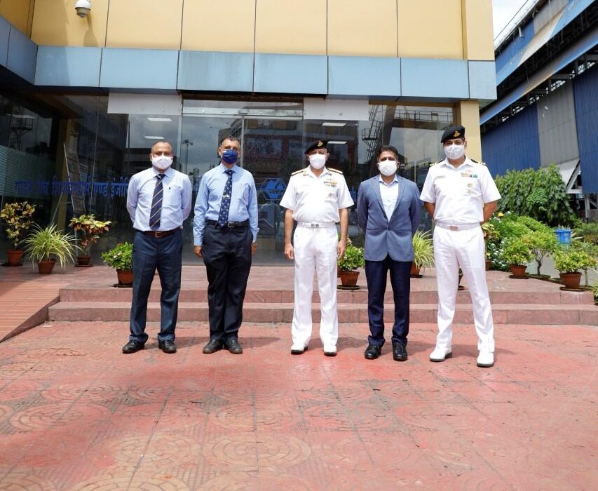 R Adm Adhir Arora, NM, Joint Chief Hydrographer visits GRSE on 02 Sep 21