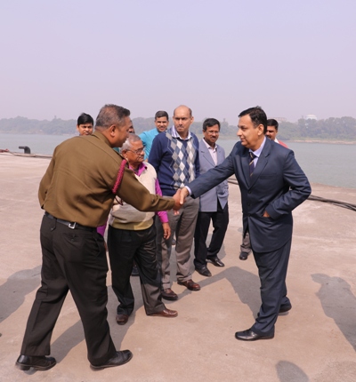 Officers from Defence Institute of Quality Assurance visited GRSE on 11 Jan 18