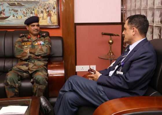 Officers from Defence Institute of Quality Assurance visited GRSE on 11 Jan 18
