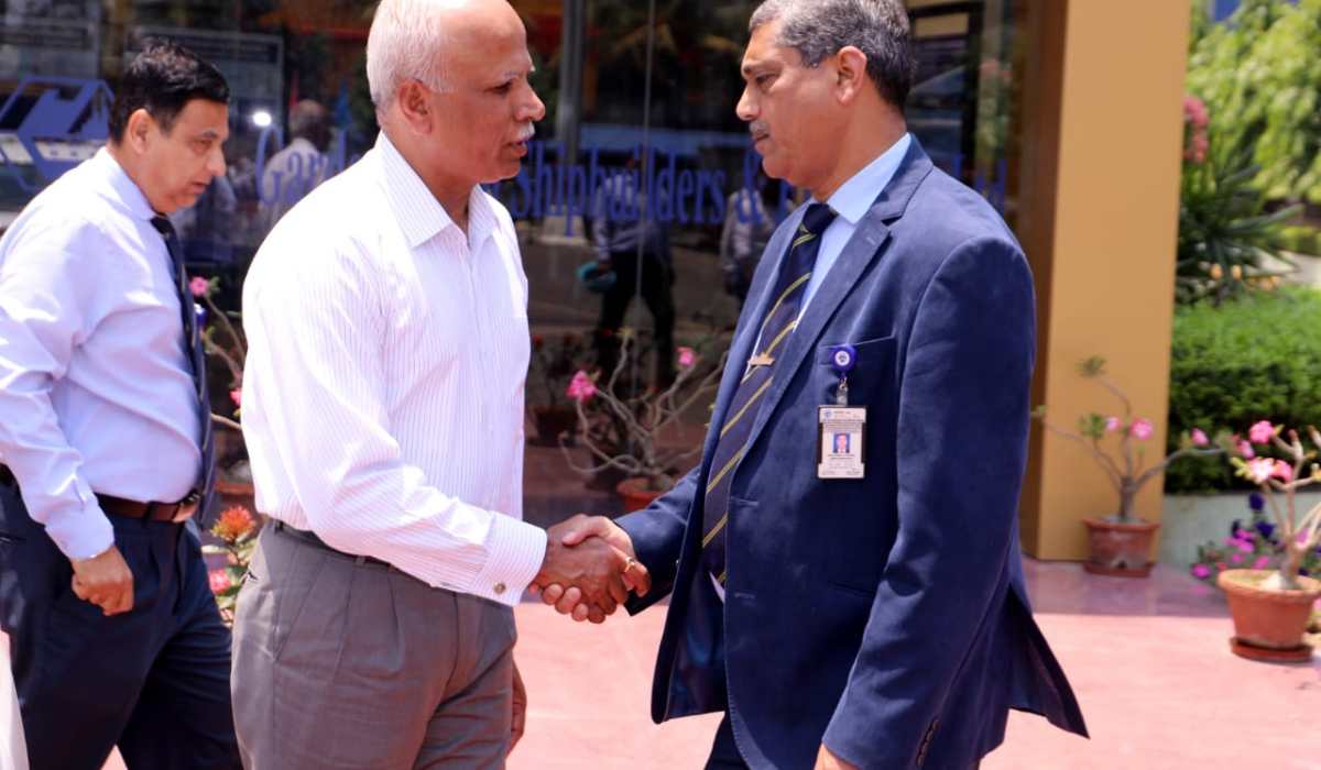 Commandant, NDC visits GRSE on 23 Apr 19