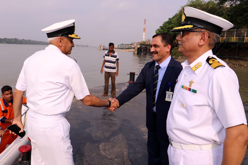Admiral Sunil Lanba, PVSM, AVSM, ADC, Chief of Naval Staff visits GRSE on 14 May 19