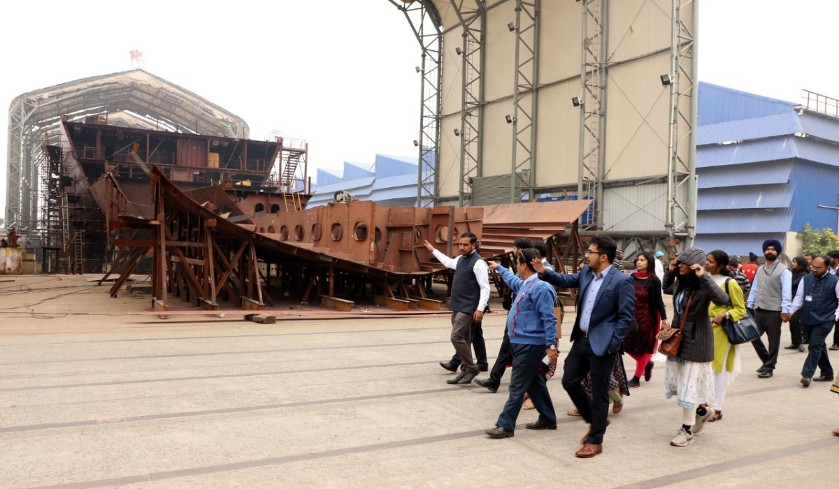 Shri. Sudhir Kumar Saxena, IPS, ADG/ North CISF visits GRSE on 27 Dec 19