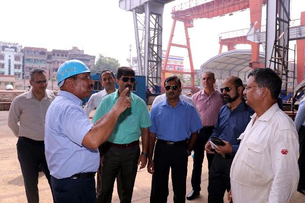 DA Designates visits GRSE on 14 Sep 18