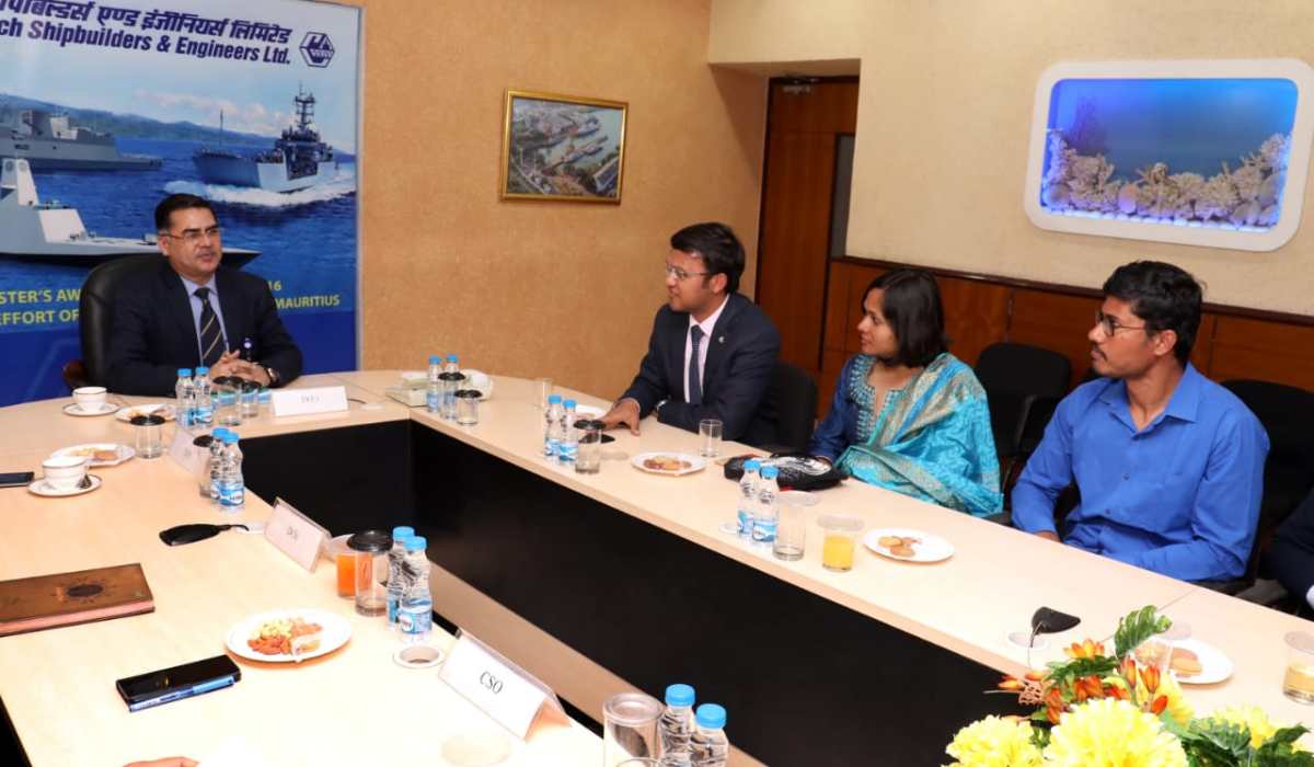 Navy Attachment of IAS Officer Trainees visit GRSE on 27 Dec 18