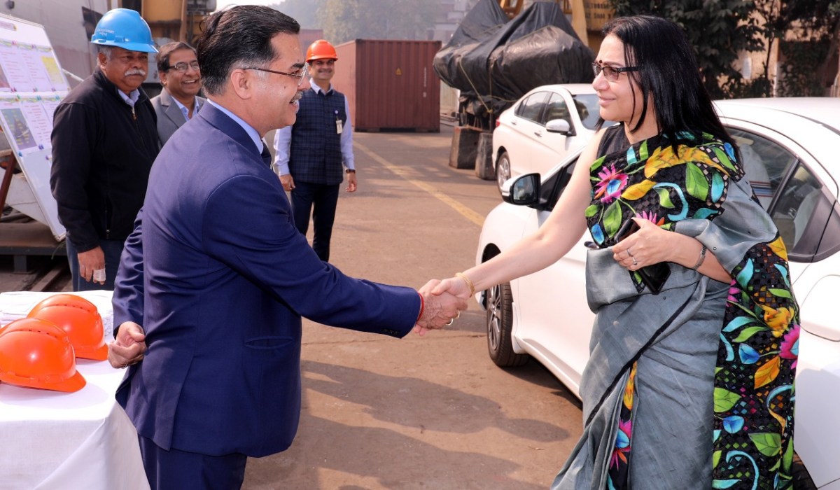 Ms.Gargi Kaul, IA & AS, FA(DS) visits GRSE on 18 Jan 19