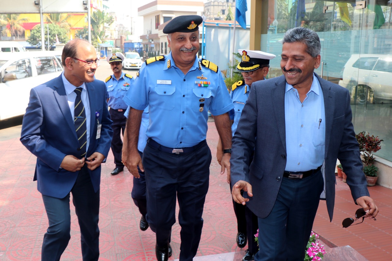 Rear Admiral Sanjay Datt, CSO (Tech) visits GRSE on 15 Feb 19