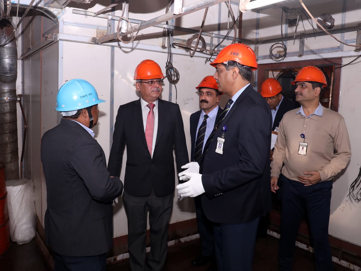Shri Jaideep Mazumdar, Ambassador to The Philippines, visits GRSE on 24 Dec 18
