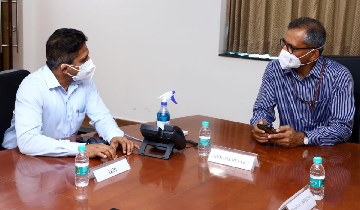 Shri Atul Kumar Tiwari (AS), MSDE Visited GRSE on 04 Oct 21