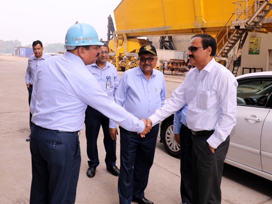 Visit of Shri M A Lincon, PCDA ( Navy ) to GRSE on 26 Mar 18