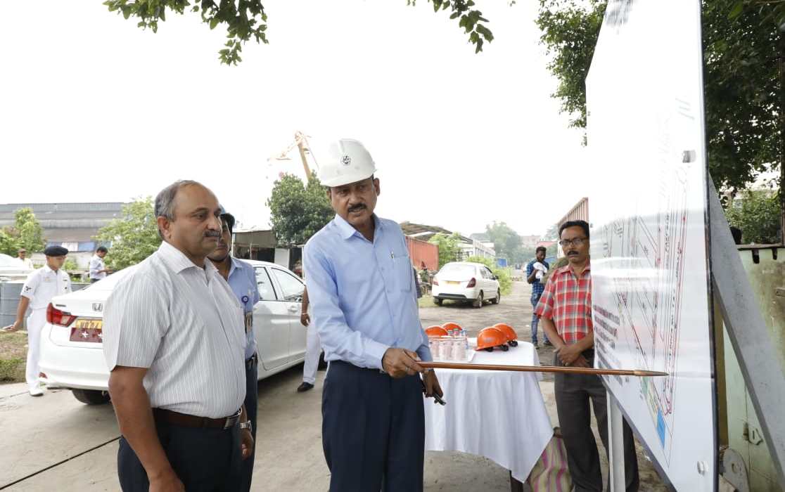 Maj Gen Beji Mathews, Chief Of Staff, HQANC visits GRSE on 03 Oct 19