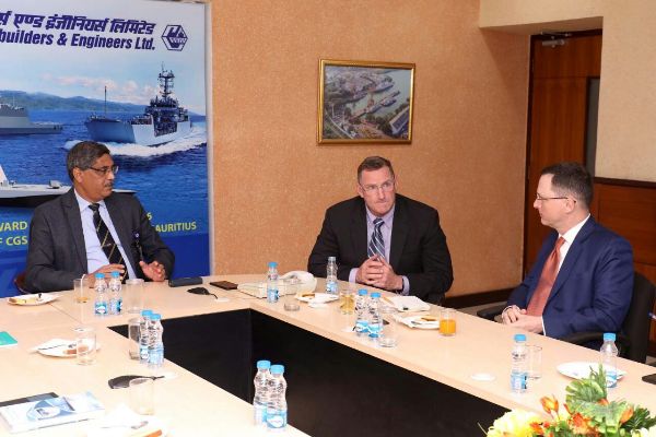 Delegation from US Consulate visit GRSE on 11 May 18