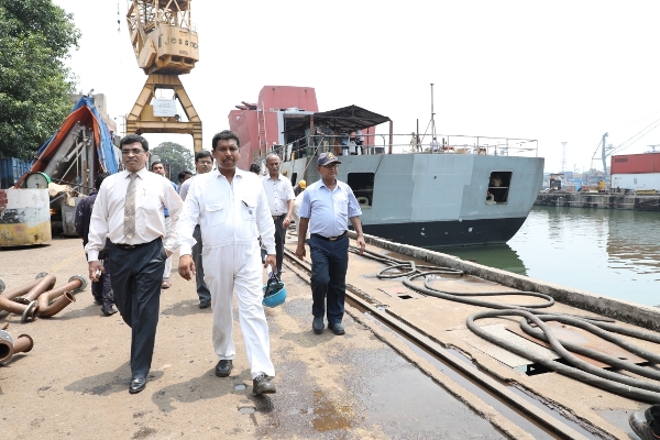 Visit of Officers from Defence Institute of Quality Assurance to GRSE on 12 June 18