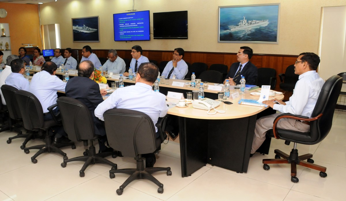 Shri Sanjay Kothari, IAS (Retd.) Chairman, PESB visits GRSE on 11 Apr 17