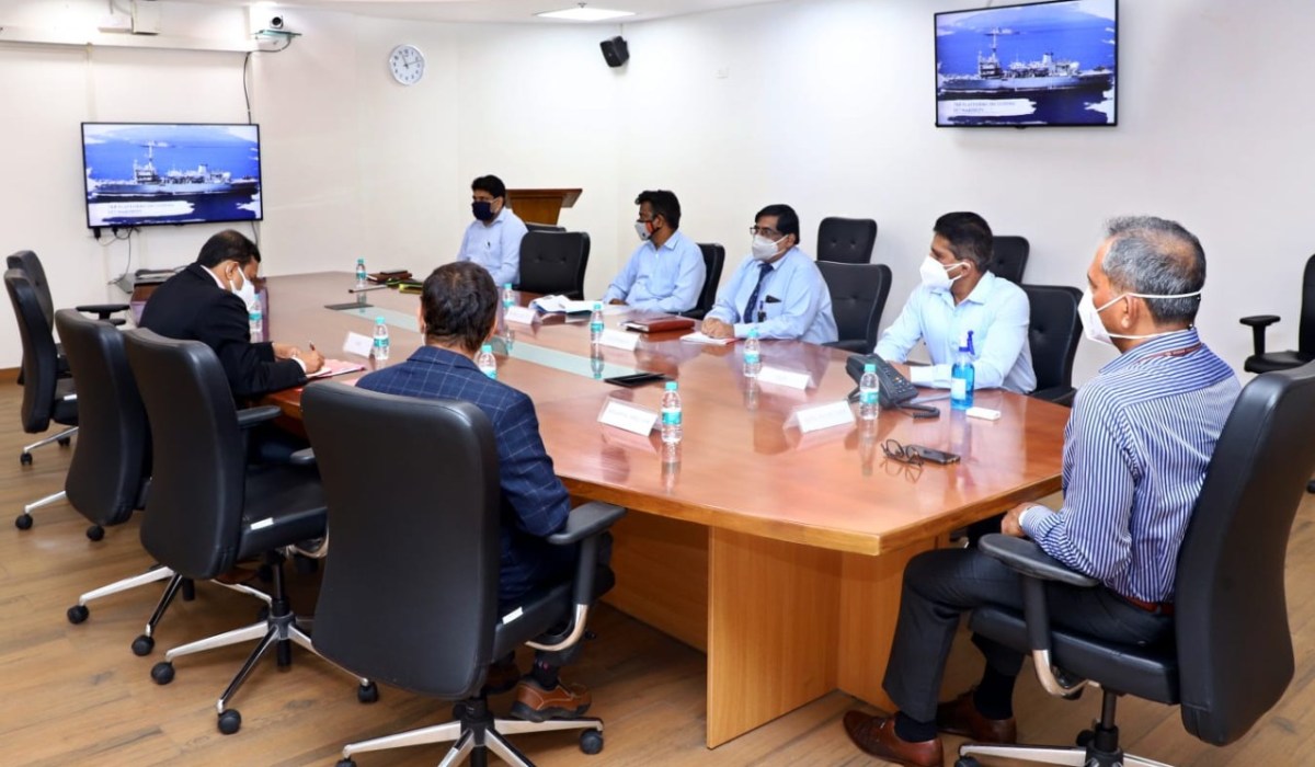 Shri Atul Kumar Tiwari (AS), MSDE Visited GRSE on 04 Oct 21
