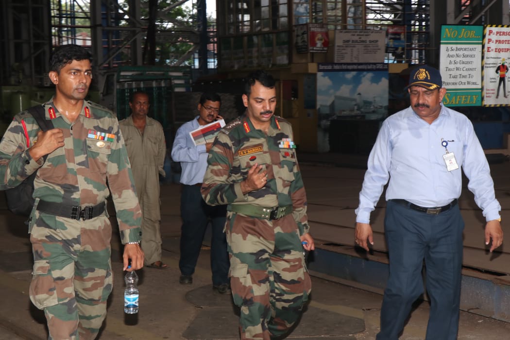 Defence Attache (Designates) visit GRSE on 18 Jun 19