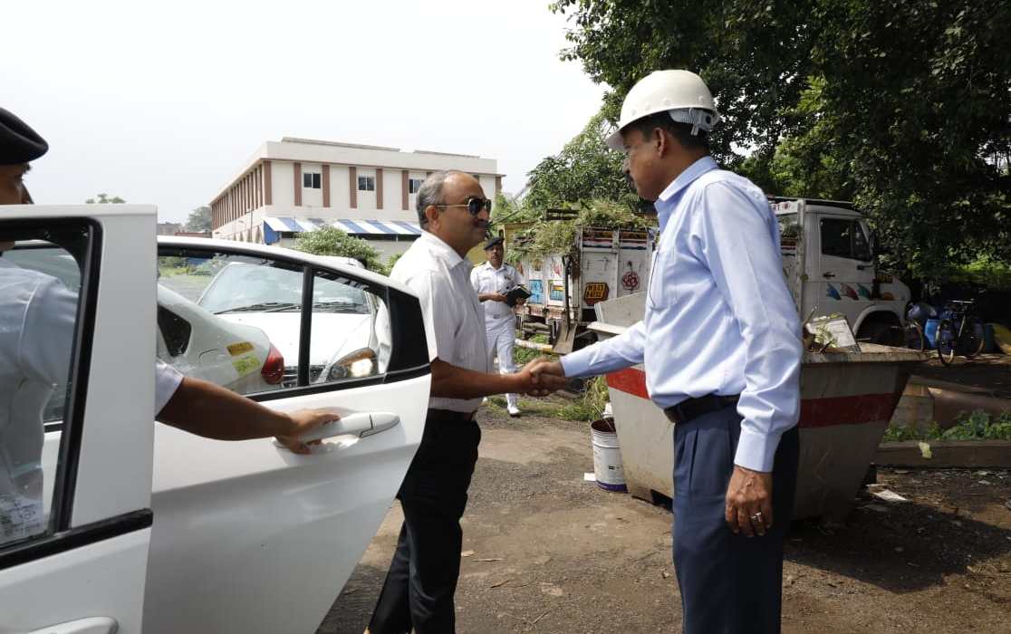 Maj Gen Beji Mathews, Chief Of Staff, HQANC visits GRSE on 03 Oct 19