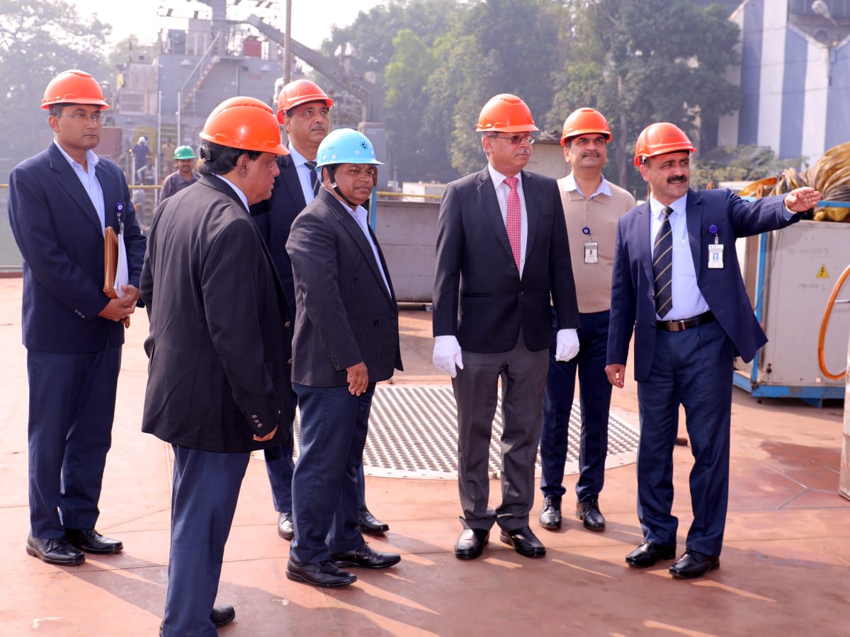 Shri Jaideep Mazumdar, Ambassador to The Philippines, visits GRSE on 24 Dec 18