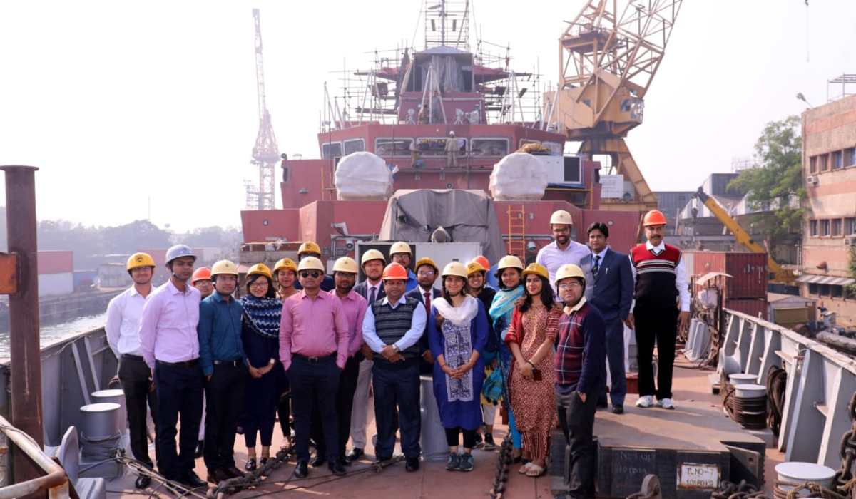 Navy Attachment of IAS Officer Trainees visit GRSE on 27 Dec 18