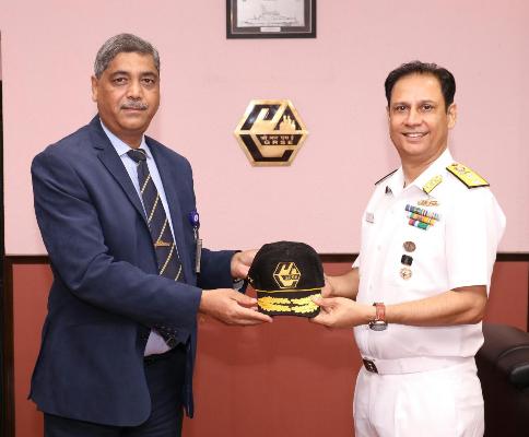 Visit of Rear Admiral Ajay Kochhar, NM, ACWP&A to GRSE on 28 Aug 18
