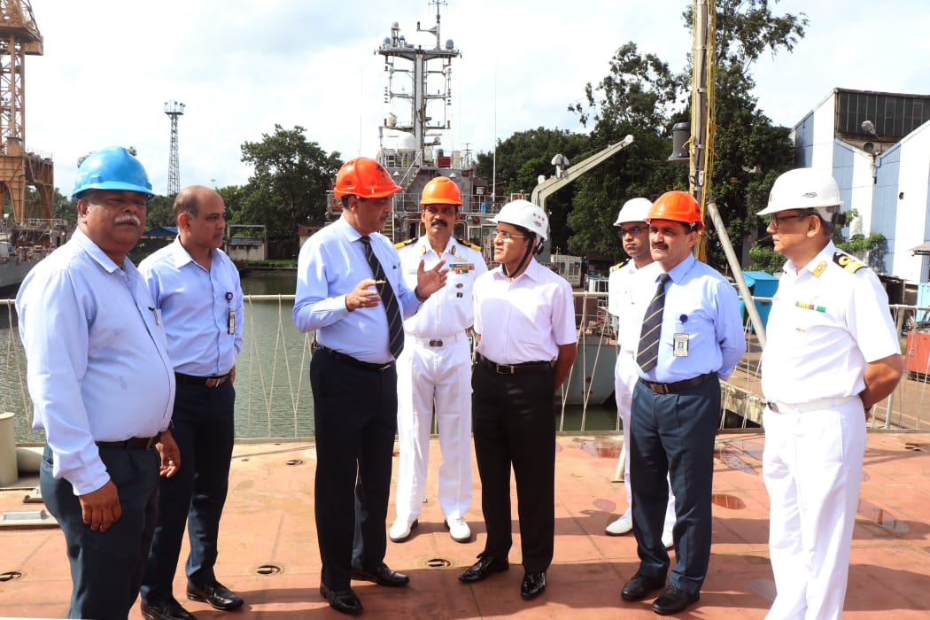Vice Admiral SN Ghormade, AVSM, NM, Chief of Staff, HQENC visits GRSE on 24 Sep 19Vice Admiral SN Ghormade, AVSM, NM, Chief of Staff, HQENC visits GRSE on 24 Sep 19