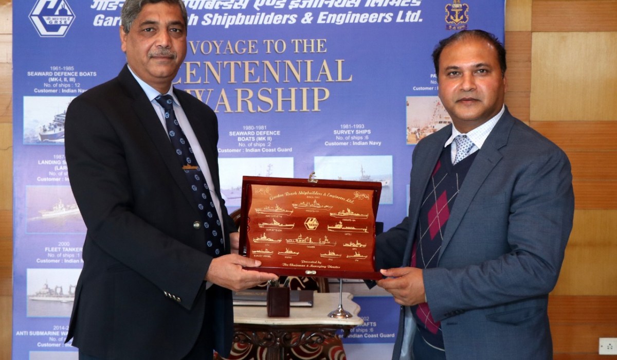 Shri Santosh Kumar, IA & AS, Principal Director of Commercial Audit, visits GRSE on 20 Dec 19