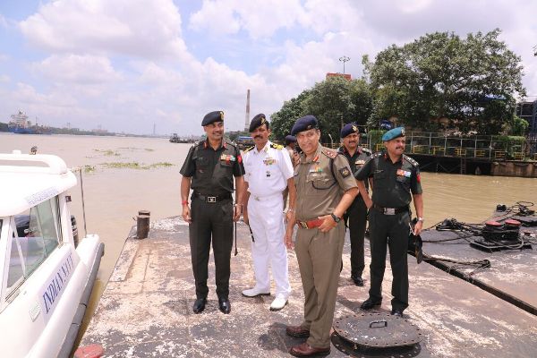 Major General AK Sanyal, VSM, GOC, Bengal Area visited GRSE on 09 Aug 18