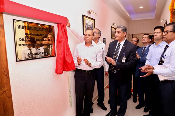 Dr. Ajay Kumar, Secretary (Defence Production) visits GRSE on 07 Jul 18 and inaugurates the Virtual Reality Lab