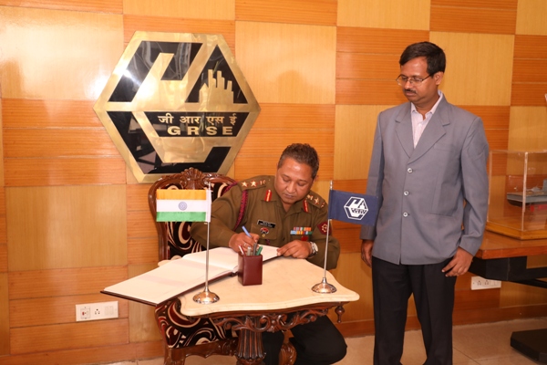Officers from Defence Institute of Quality Assurance visited GRSE on 11 Jan 18