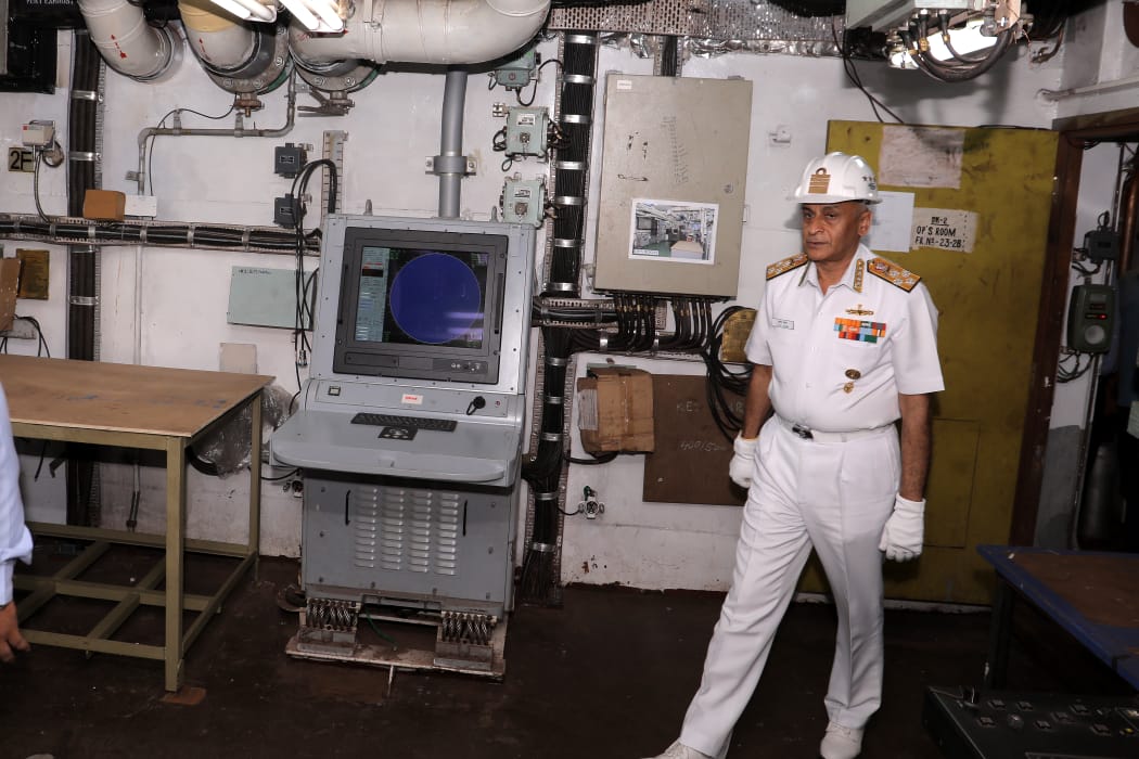 Admiral Sunil Lanba, PVSM, AVSM, ADC, Chief of Naval Staff visits GRSE on 14 May 19