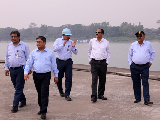 Visit of Shri M A Lincon, PCDA ( Navy ) to GRSE on 26 Mar 18